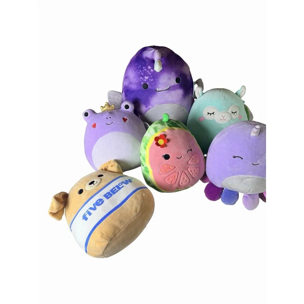 Squishmallow Lot of 6 Five Below Francine Easton 12